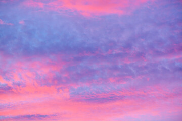 Fototapeta premium Colorful clouds in the sky during sunset