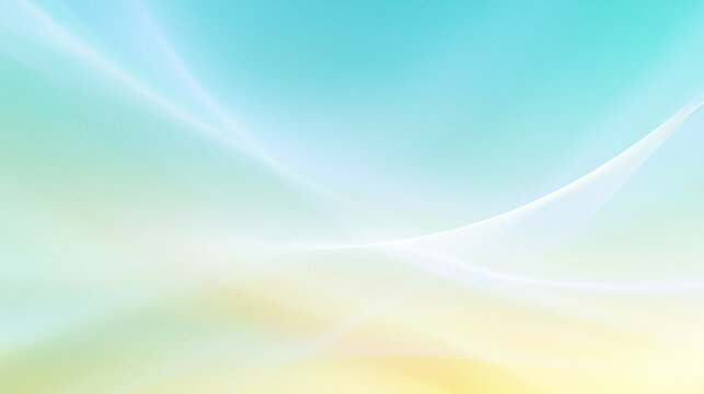 Abstract Pastel Flowing Waves Background with Copy Space