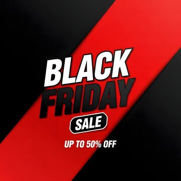 Black friday sale with up to 50 percent off