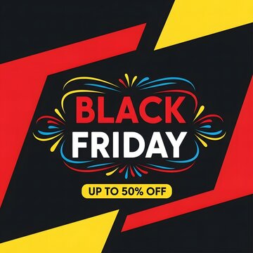 Black friday sale with up to 50 percent off
