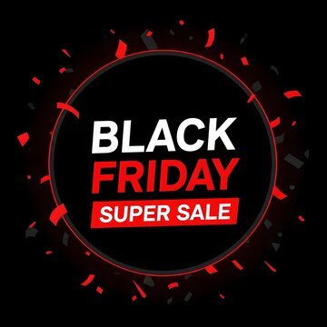 Black friday super sale graphic design