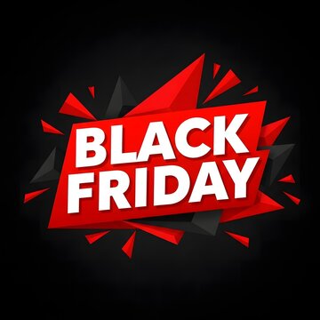 Exploding black friday sale banner