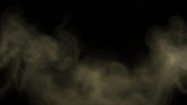 Thick, swirling smoke or fog with a dark background