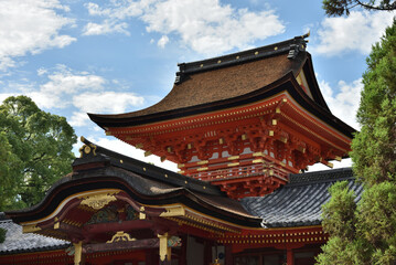 Fototapeta premium 石清水八幡宮 御本社(京都府八幡市)