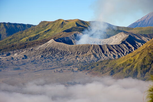 Blick auf das Tengger-Vulkan-Massiv
