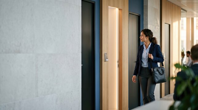 Employee entering a secure least privilege workspace