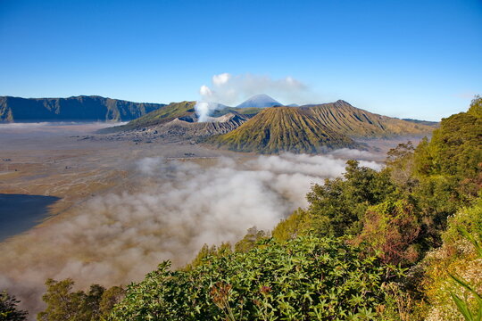 Blick auf das Tengger-Vulkan-Massiv
