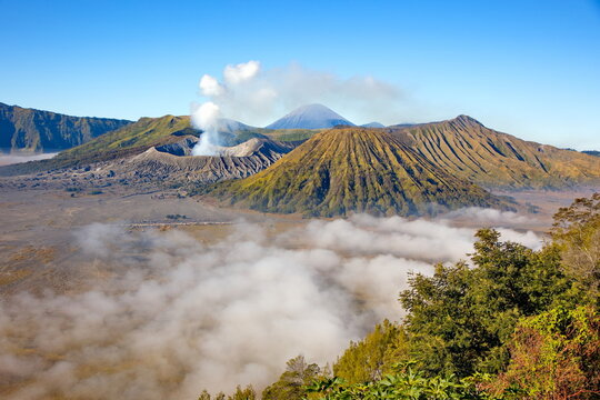 Blick auf das Tengger-Vulkan-Massiv