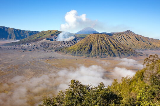 Blick auf das Tengger-Vulkan-Massiv
