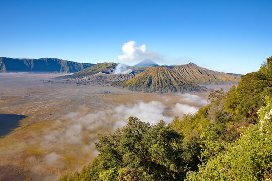 Blick auf das Tengger-Vulkan-Massiv