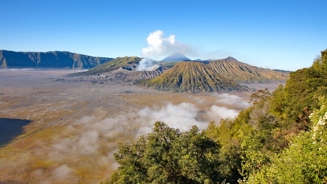 Blick auf das Tengger-Vulkan-Massiv