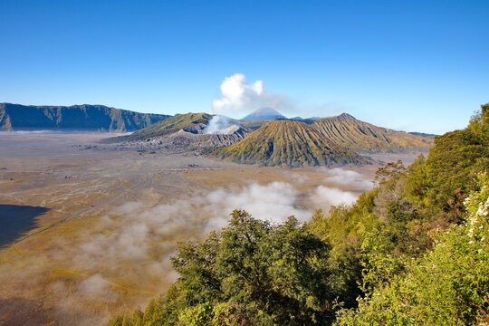 Blick auf das Tengger-Vulkan-Massiv