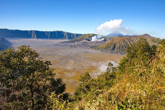 Blick auf das Tengger-Vulkan-Massiv