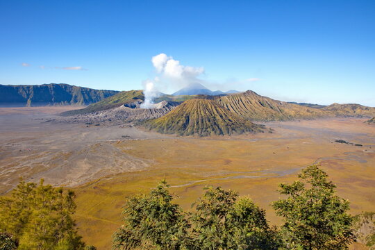 Blick auf das Tengger-Vulkan-Massiv