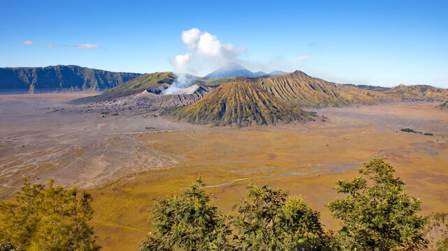 Blick auf das Tengger-Vulkan-Massiv