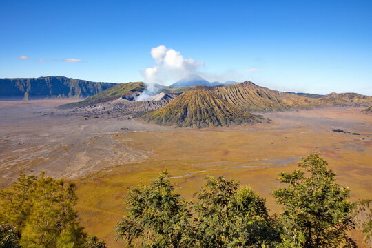 Blick auf das Tengger-Vulkan-Massiv
