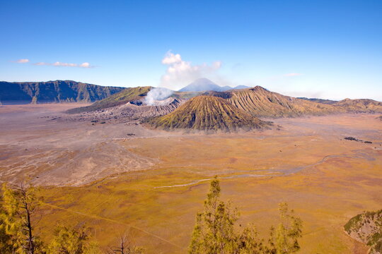 Blick auf das Tengger-Vulkan-Massiv