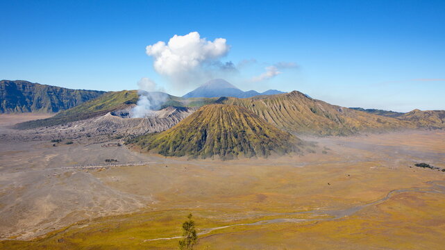 Blick auf das Tengger-Vulkan-Massiv
