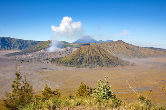 Blick auf das Tengger-Vulkan-Massiv