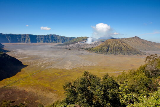 Blick auf das Tengger-Vulkan-Massiv