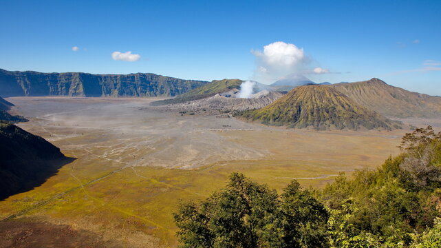 Blick auf das Tengger-Vulkan-Massiv