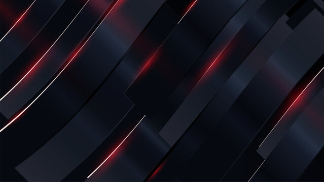 Abstract dark square shape with futuristic technology concept background