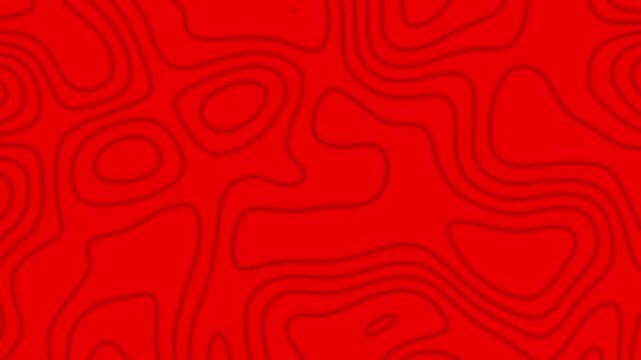  Abstract red contour line topographic pattern background with flowing organic shapes, seamless map texture, modern graphic design, vibrant wallpaper,  