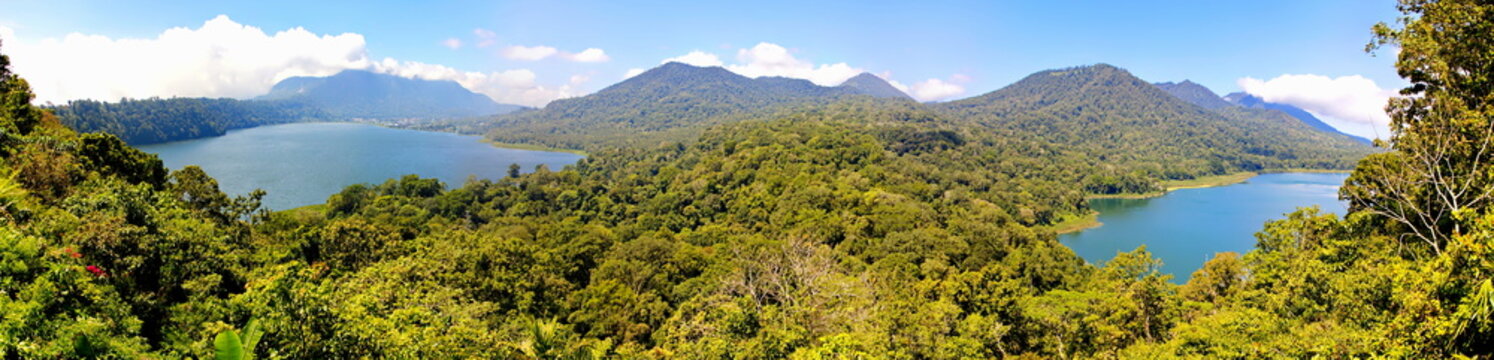 Zwillingsseen auf Bali