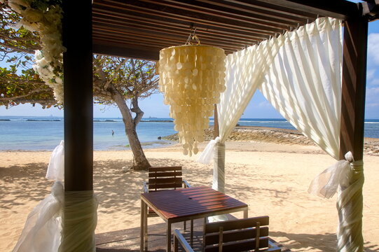 Pavillon am Strand