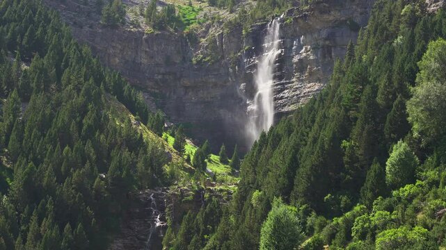 Waterfal in National Park Ordesa y Monte Perdido, Spain.
