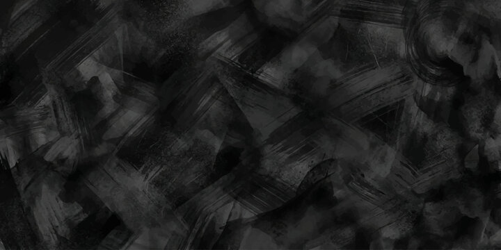 Refined green grunge texture background with dark finish. Abstract weathered dark surface with quiet wear. Premium design for invitation, brochure, header and interior design.