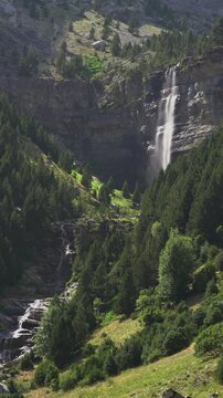 Waterfal in National Park Ordesa y Monte Perdido, Spain.