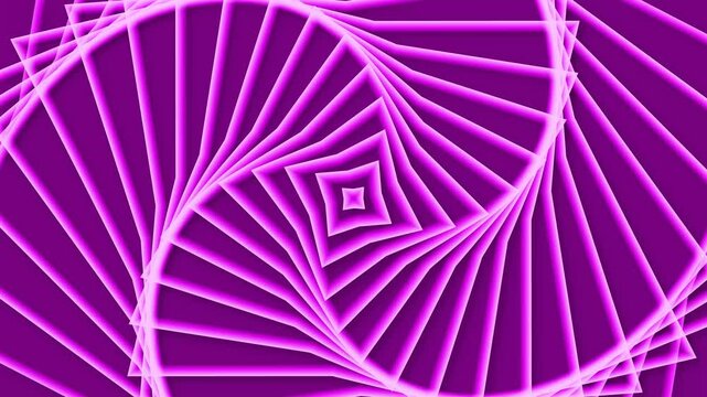 Paper spiral folds pattern background animation