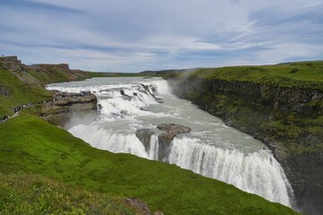 Fototapeta premium Gullfoss (meaning 