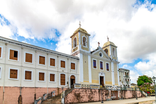 Old Church of Nossa Senhora do Carmo in the historic center of the city of Sao Luis, Maranhao.