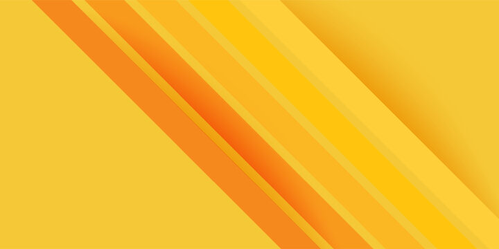 Abstract yellow and orange diagonal lines background with subtle gradient dynamic geometric motion pattern for modern presentation cover design.