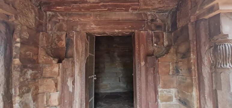 Ancient Gupta Era Temple 17 Stone Structure at Sanchi Stupa Complex