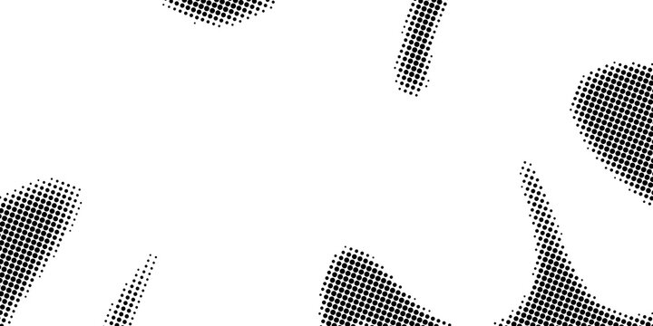 Dotted halftone gradient texture. Vanishing polka dot background. Repeating dots gradation pattern background. Black fading comic pop art overlay backdrop. Raster effect wallpaper. Vector halftone