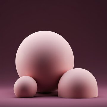 Abstract digital rendering of impossible geometry featuring flowing gradient colors and soft lighting, ideal for modern design backdrop ,conceptual ,template ,movement