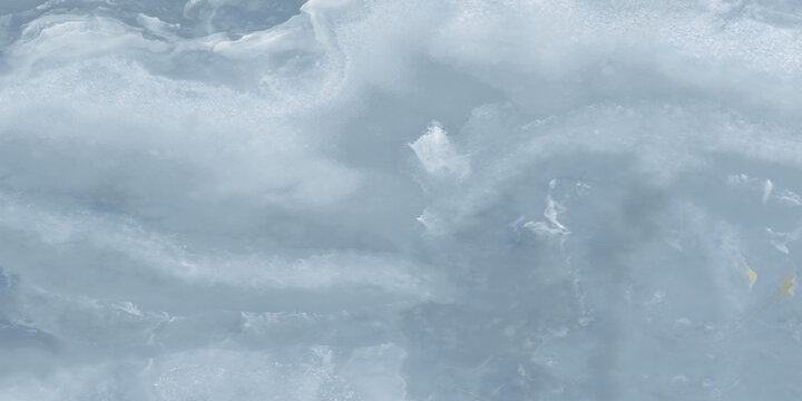 Light Blue Onyx Marble Texture with Soft White Cloud-Like Veining