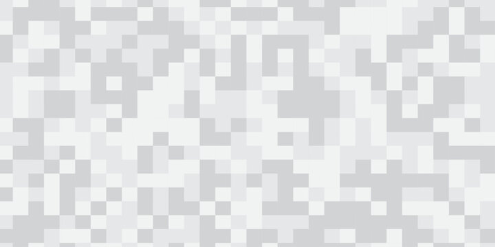 Seamless pattern with squares. Abstract pixel and cube background. Vector digital mosaic pattern. Geometric light elements tile art backdrop.