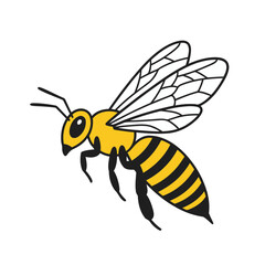 Fototapeta premium Cartoon Bee Illustration