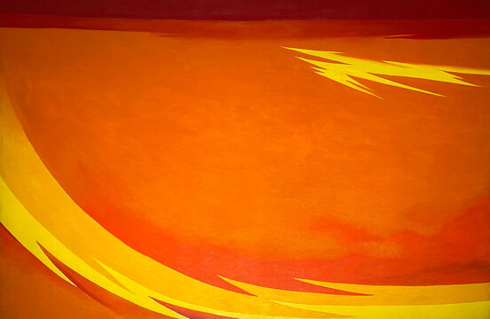 Abstract orange and yellow background. Copy space.