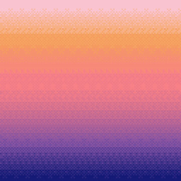 Pixel art abstract concept. Nostalgic retro game style photography. Dotted pattern. Concept Pixel mosaic textures. 80s-90s style. Soft retro dithering bayer 4x4. Concept: retro graphics, old computer.