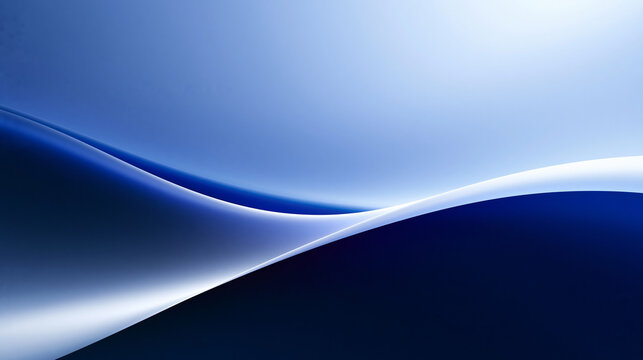 Abstract Smooth Blue Wave Gradient Corporate Background