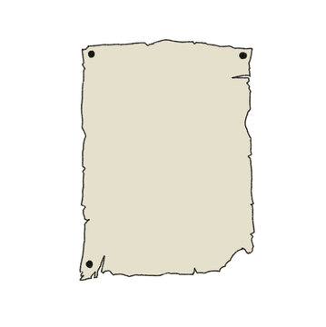 古いの掲示物のイラスト