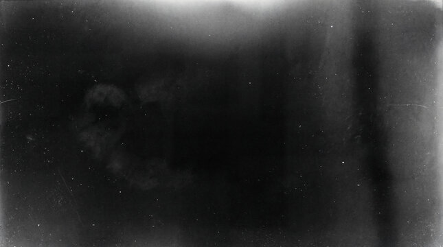 grunge overlay texture film dust, scratch on black background
