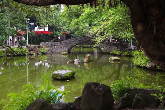 2/28 Peace Park in Zhongzheng district of Taipei city in Taiwan.