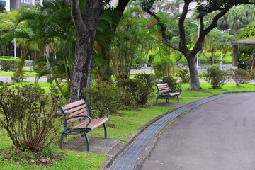 Fototapeta premium 2/28 Peace Park in Zhongzheng district of Taipei city in Taiwan.