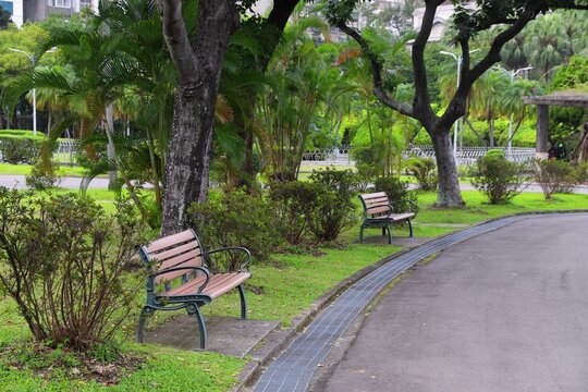 2/28 Peace Park in Zhongzheng district of Taipei city in Taiwan.